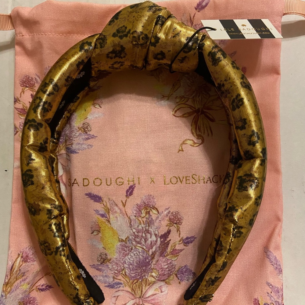 Lele Sadoughi X LoveShackFancy Safari Headbsnd